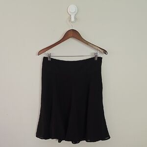 H&M Black A-Line Mini Skirt for Cocktail